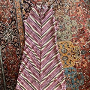 Vintage made in the USA striped dress